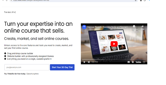 Click On The Start Free Trial