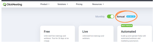 ClickMeeting Discount ClickMeeting Discount
