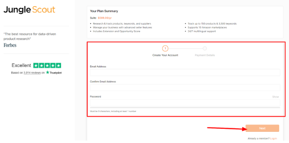 Complete The Sign-up Process Complete The Sign-up Process