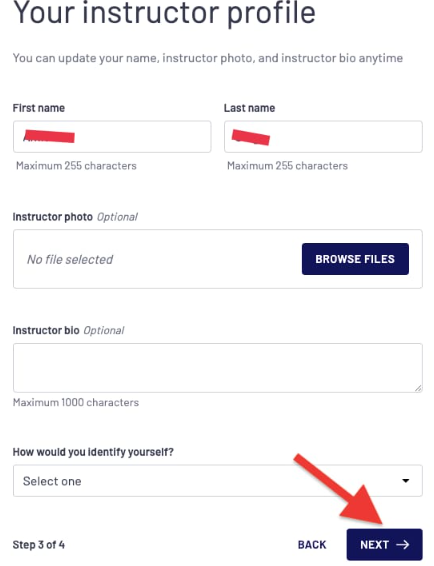 Fill In Your Instructor Profile Fill In Your Instructor Profile