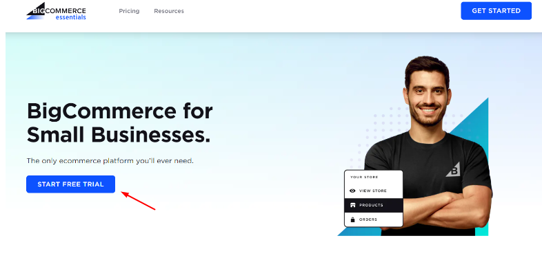 BigCommerce Website & Click On The Start Free Trial BigCommerce Website & Click On The Start Free Trial