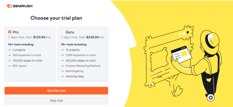 Choose The Plan You Want To Try Choose The Plan You Want To Try