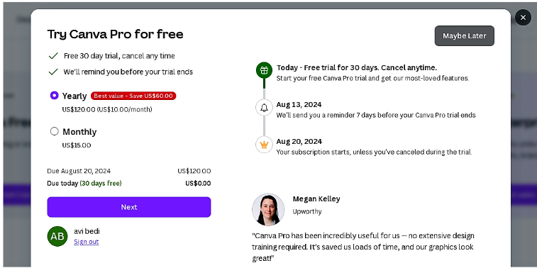 Select Between Monthly or Yearly Plans Select Between Monthly or Yearly Plans