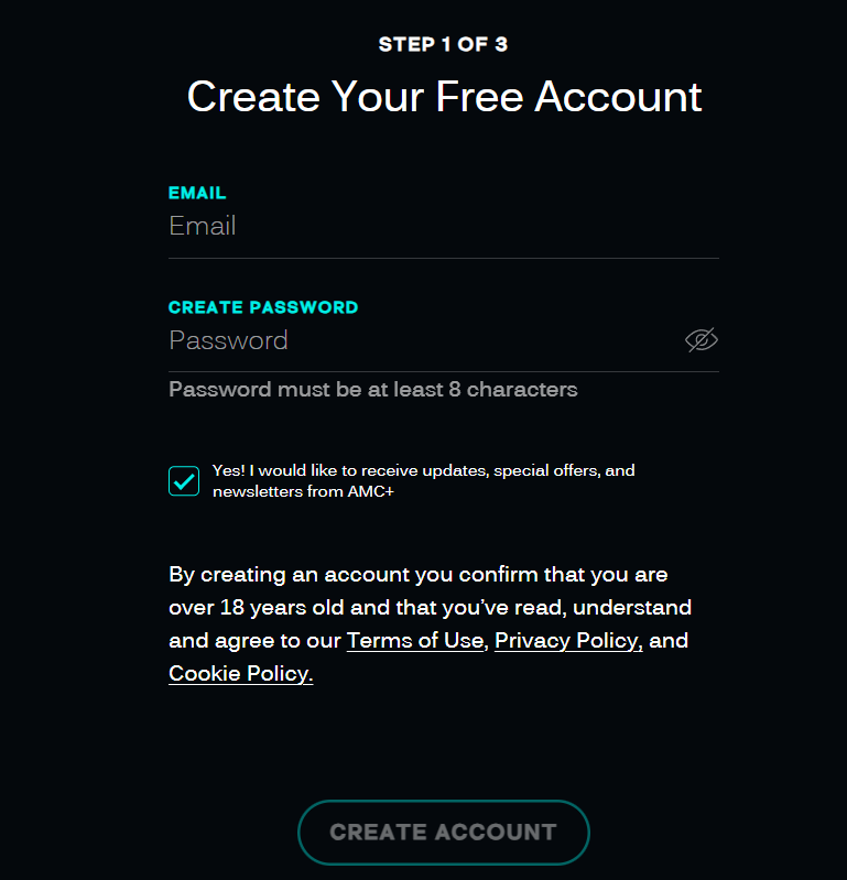 Create Your AMC+ Free Account Create Your AMC+ Free Account