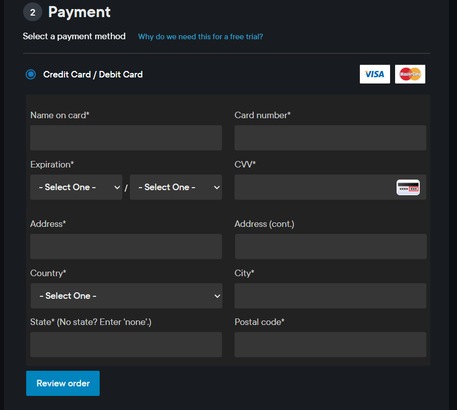 Choose The Payment Mode