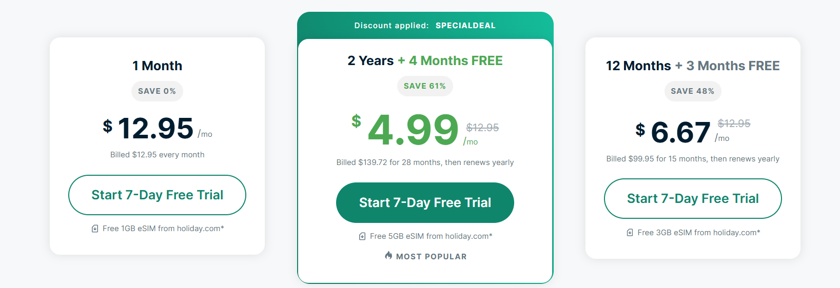 Choose Your Preferred Subscription Plan