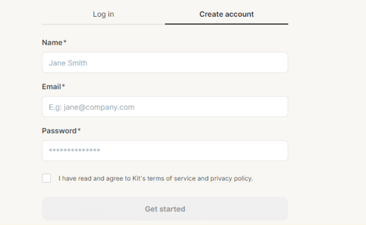 Create A New ConvertKit Account