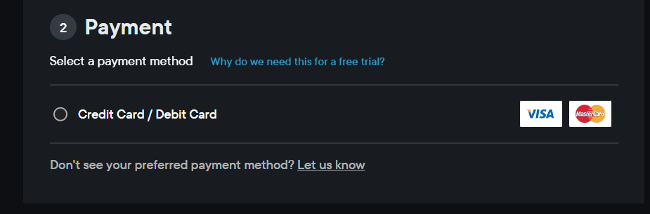 Payment Page