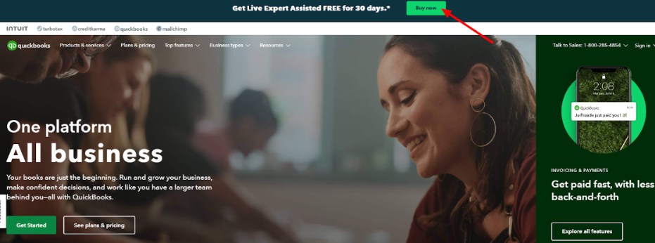 Visit The Official QuickBooks Website