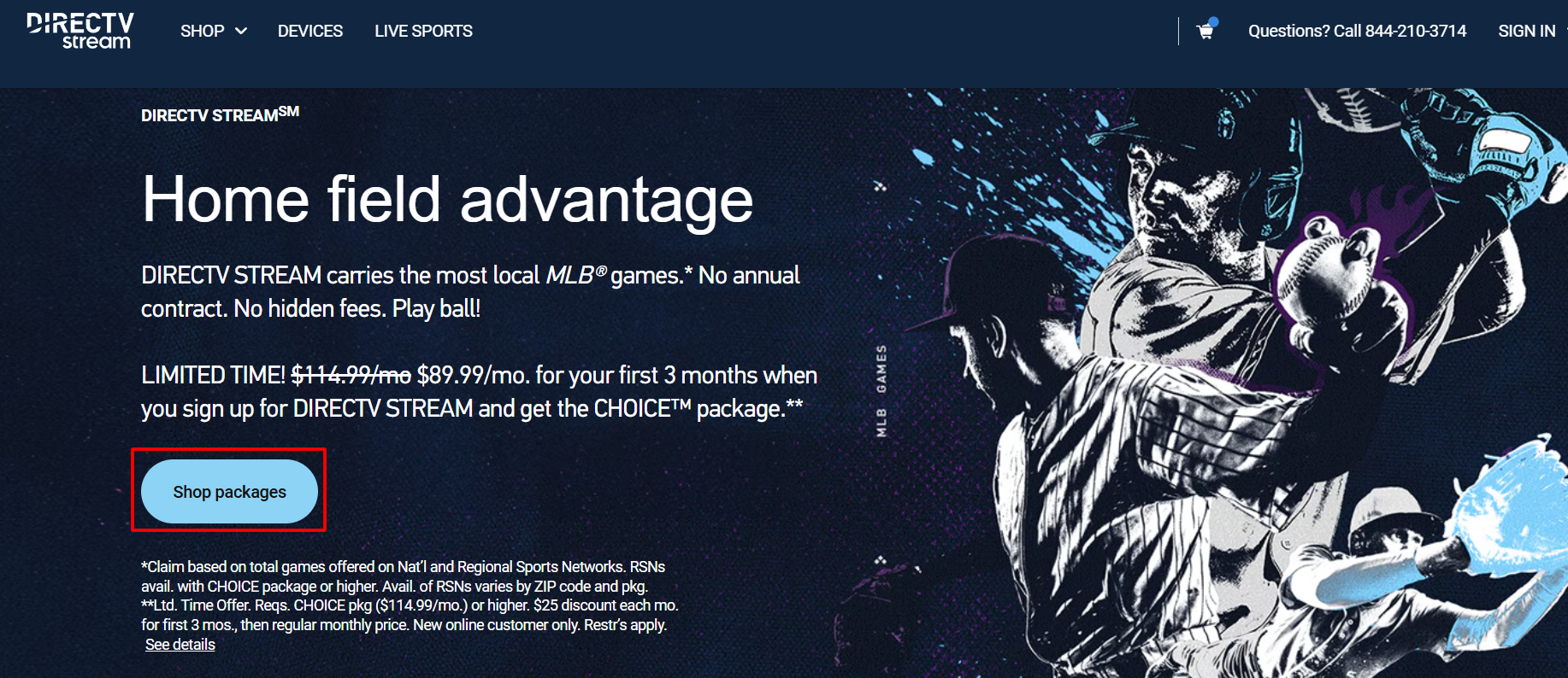 DirecTv Homepage