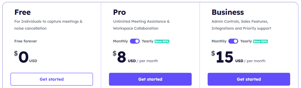 Krisp AI Pricing & Plans