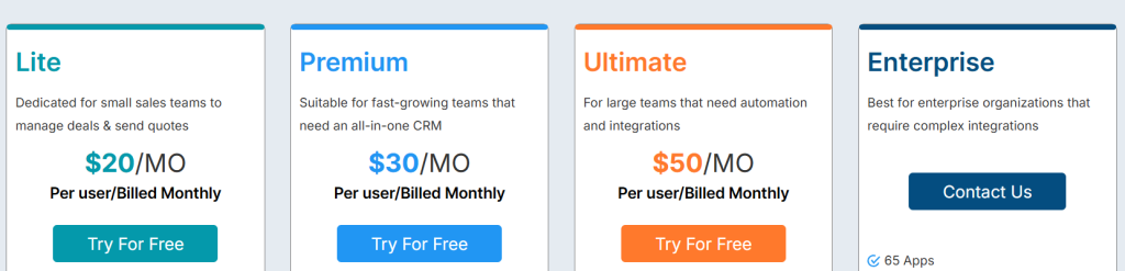 Apptivo Pricing & Plans