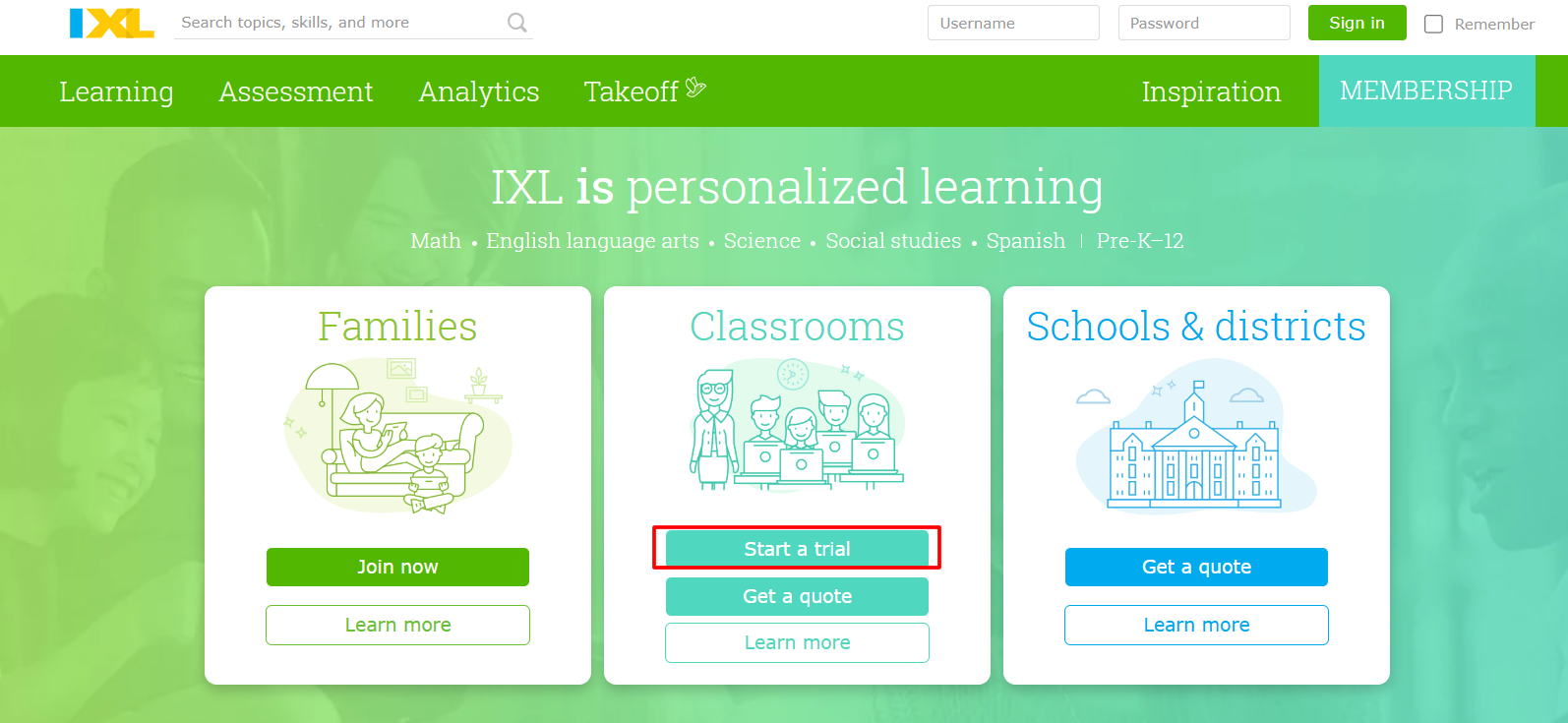 IXL Learning Plans
