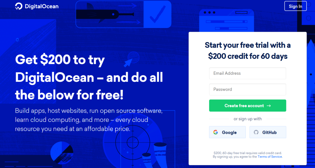 DigitalOcean Free Trial