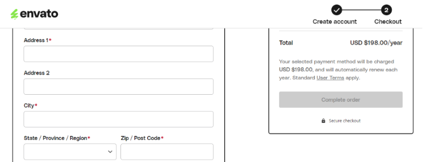 Enter Your Billing Details