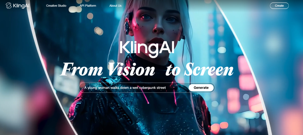 KLING AI Homepage