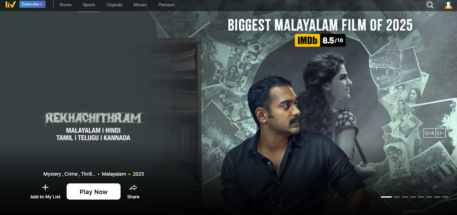 SonyLIV Features