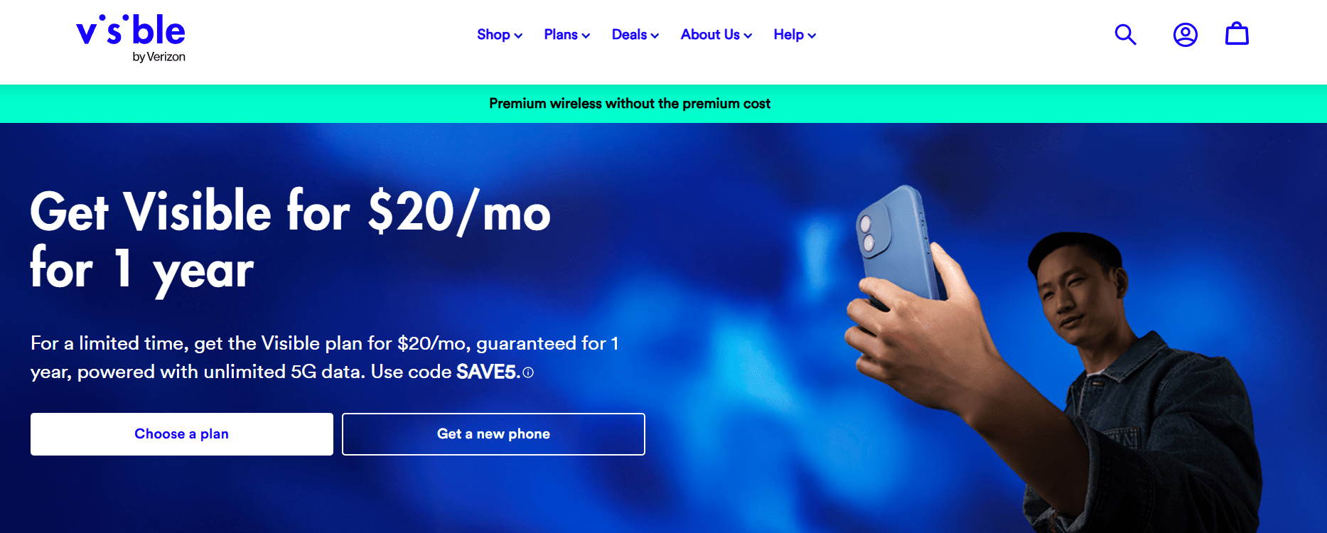 Visible homepage