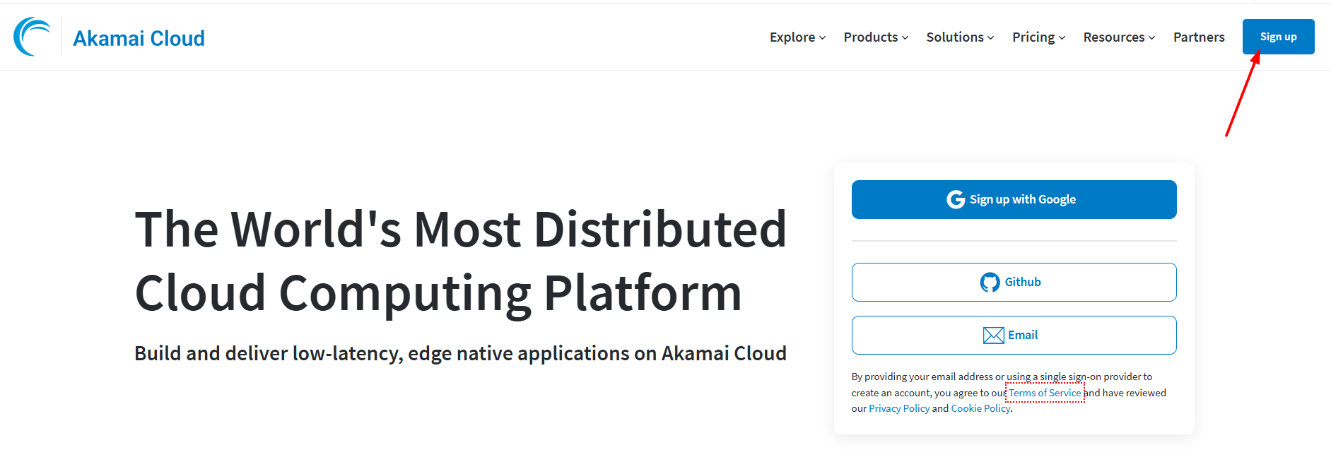 Visit the Official Website Of Linode