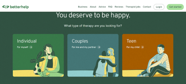 Betterhelp official website