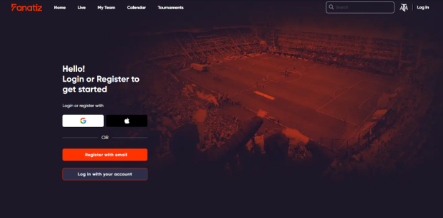 Fanatiz Website Login