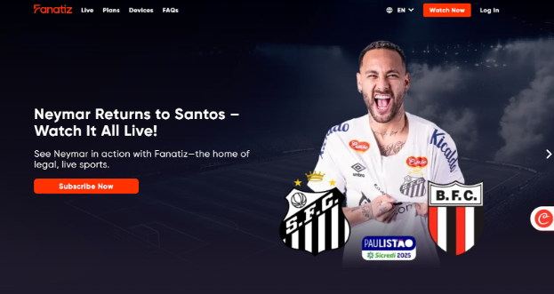 Fanatiz Website