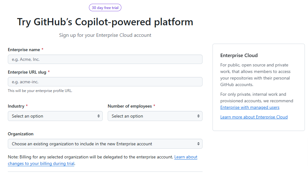 GitHub Enterprise Company Information GitHub Enterprise Company Information