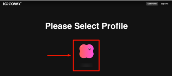 Kocowa+ profile