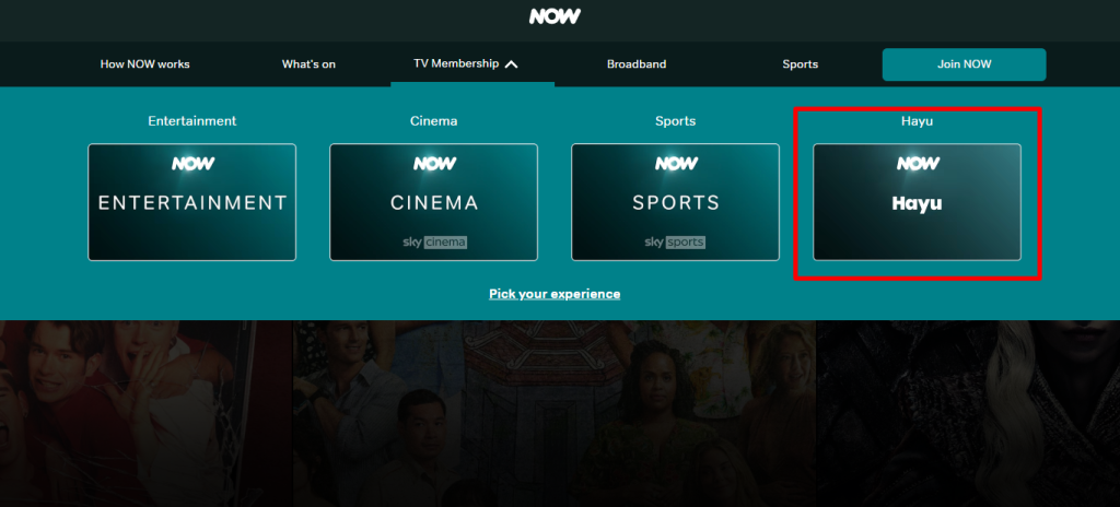 Now TV Hayu Plan