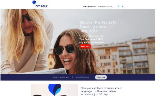 Pimsleur Website
