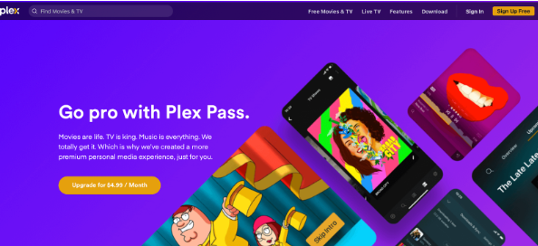 Plex Homepage