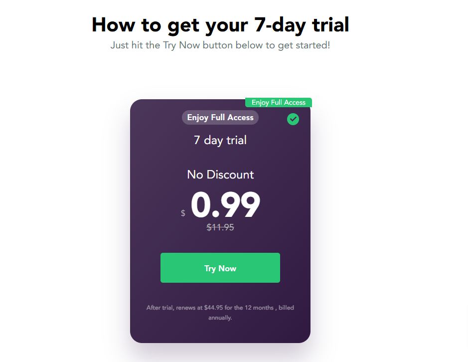 PureVPN 7 day free trial