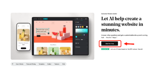 Start GoDaddy free trial