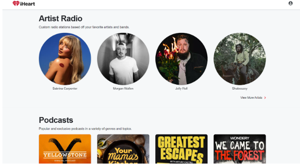 iHeart Website