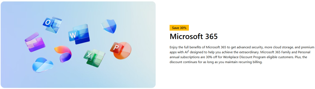 Microsoft Workplace Discount Program