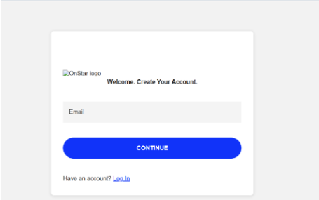 OnStar Account Setup