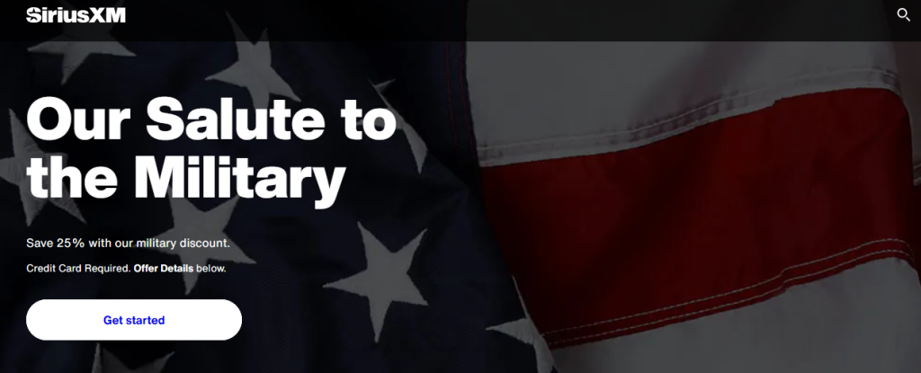 SiriusXM Military Discount