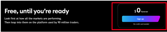TradingView Sign up