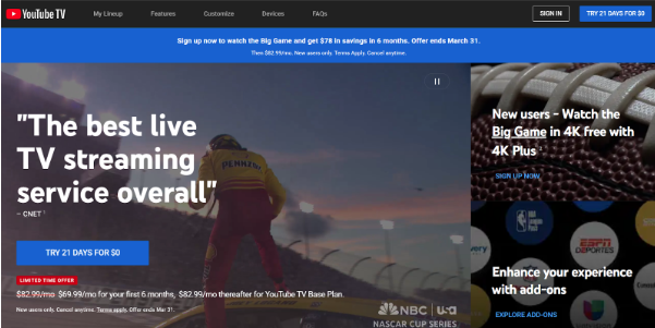 Tudn Free Trial YouTube TV