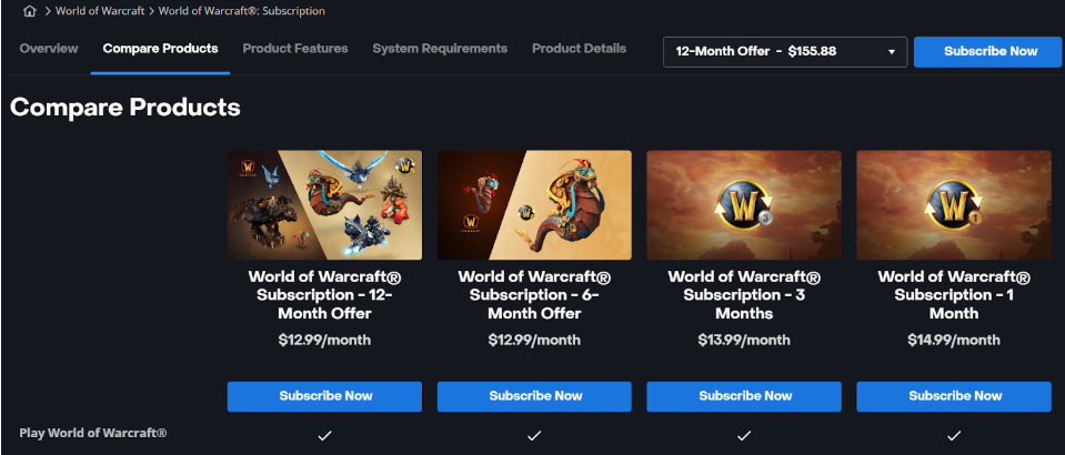 Warcraft Pricing & Plans