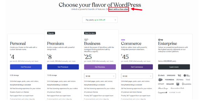 Wordpress Pricing