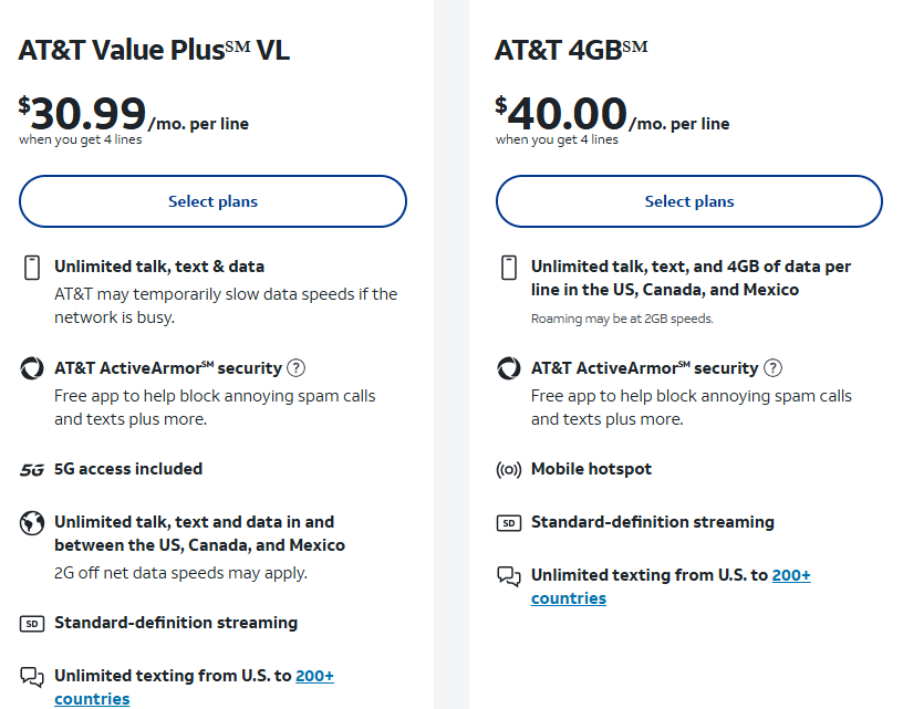 ATT Wireless Plans ATT Wireless Plans