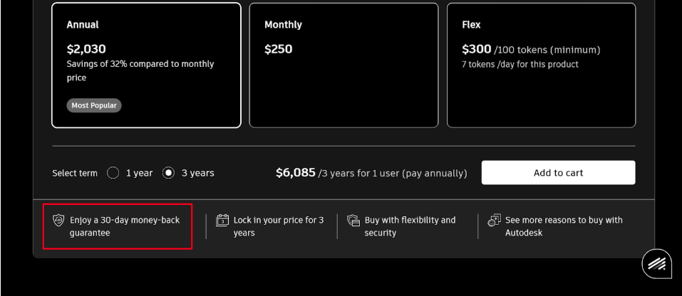Autodesk Pricing and plans