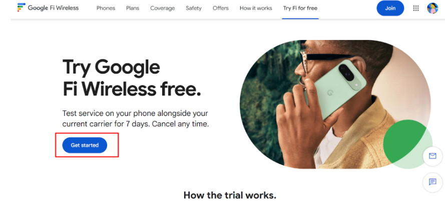 Click On Get Started