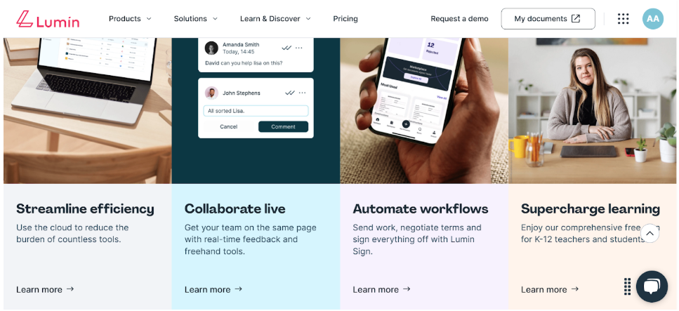 Lumin Trial features
