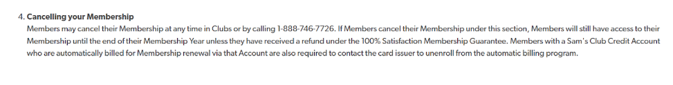 Sam's Club Refund