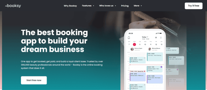 Booksy Website