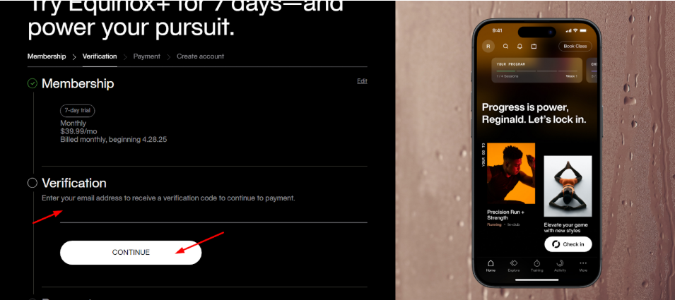 Equinox+ website
