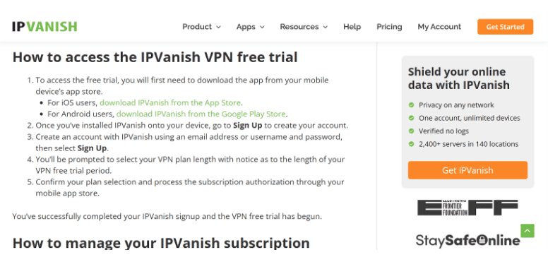How to access IPVanish Free Trial How to access IPVanish Free Trial