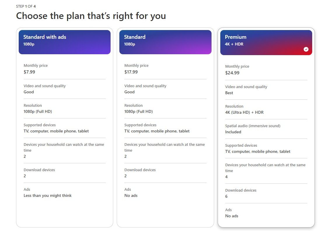 Choose The Plan